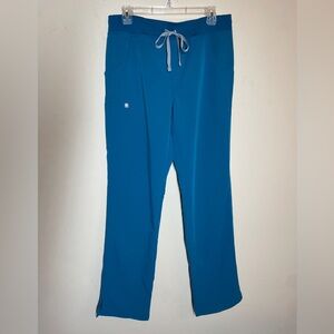 Figs Blue Kade Pants and Top